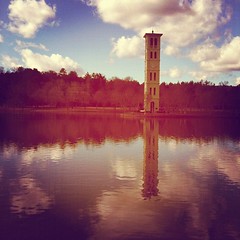 On the campus at Furman