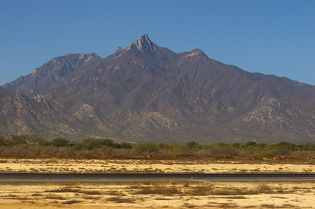 Sierra la Laguna mountain in Mexico
