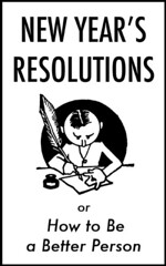 New Year's Resolutions, front cover