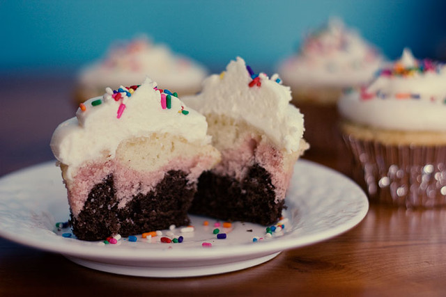 Neapolitan cupcake, Neapolitan, cupcake recipes, cupcake project, cupcake baking