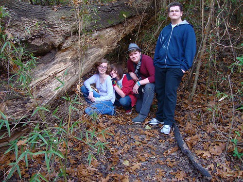 Magnet High geography students, Coates Bluff Nature Trail, Shreveport by trudeau