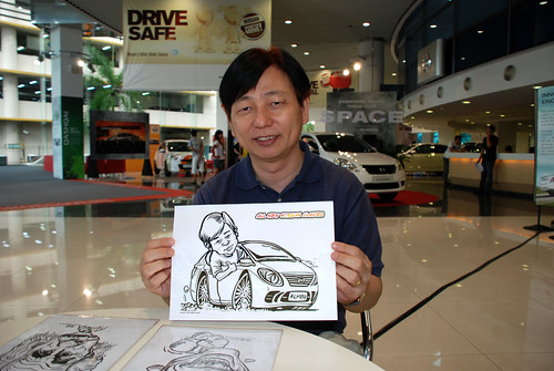 Caricature live sketching for Tan Chong Nissan Motor Almera Soft Launch - Day 3 - 15