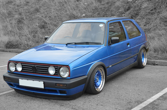 Stunning MK2 Golf A very tastefully modified VW Golf at Xscape Castleford
