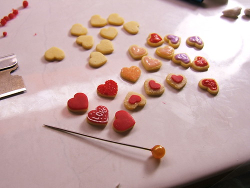 Valentine cookies wip