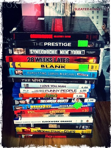 new (used) DVD stack