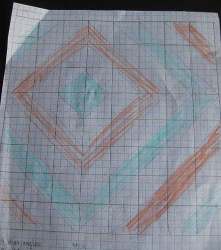diagonal pattern sketch
