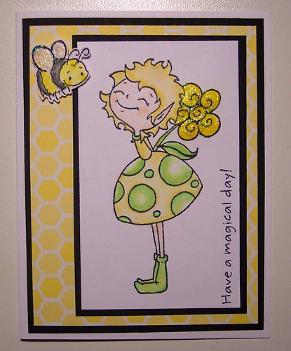 Fairy and Bee Card