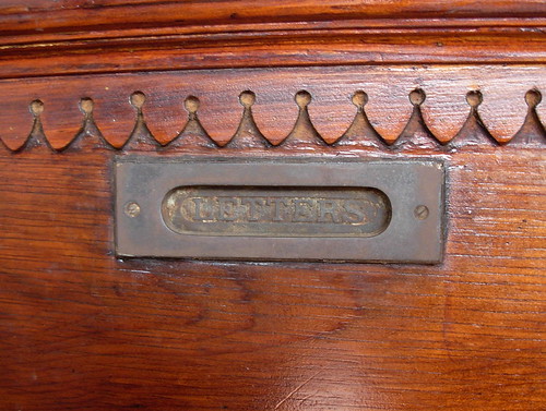 Turn of the Century Mail Slot