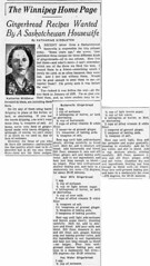 Three Gingerbread RecipesWinnipeg Evening Tribune -- May 2, 1944