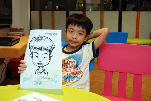caricature live sketching for Forestque Residence (Wing Tai) - Day 1 - 4