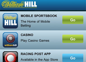 William Hill Mobile Casino Lobby