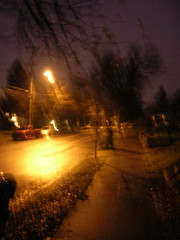 It's very dark in Sellwood at 7am