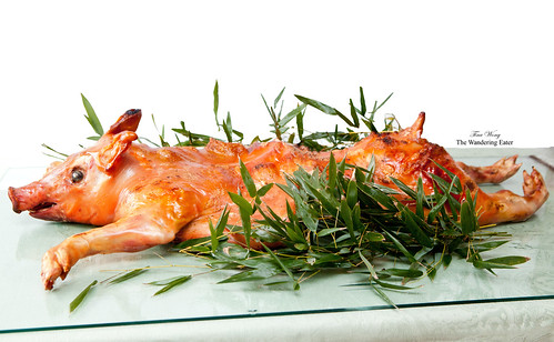 Roasted whole pig (烤全豬); sourced from Pat LaFrieda