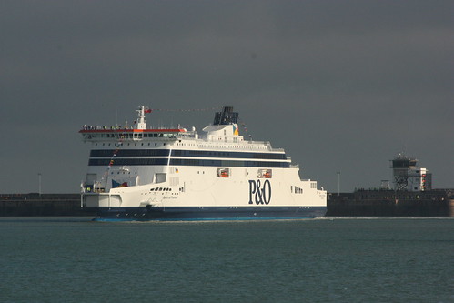 Spirit of France first arrival at Dover 