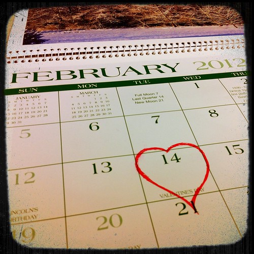 Valentine's Day 2012 Calendar