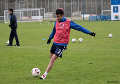 Entrenamiento Real Oviedo 02/02/2012