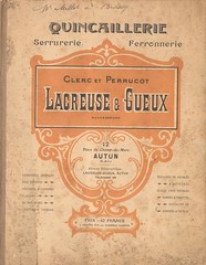 Catalogue "Lacreuse & Gueux" (~ 1900)