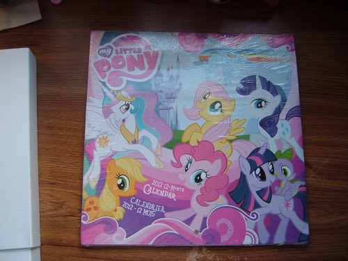 Cute My Little Pony Calendar (front)
