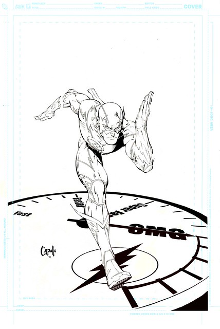 Flash 2 2012 variant cover by Greg Capullo pencils