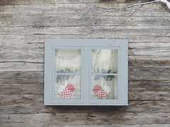 Hearts in Window