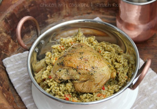 Chicken with Coriander & Spinach Rice 1