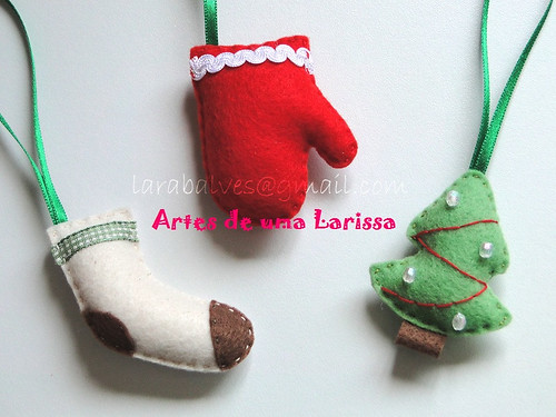Enfeites de Natal by Artes de uma Larissa