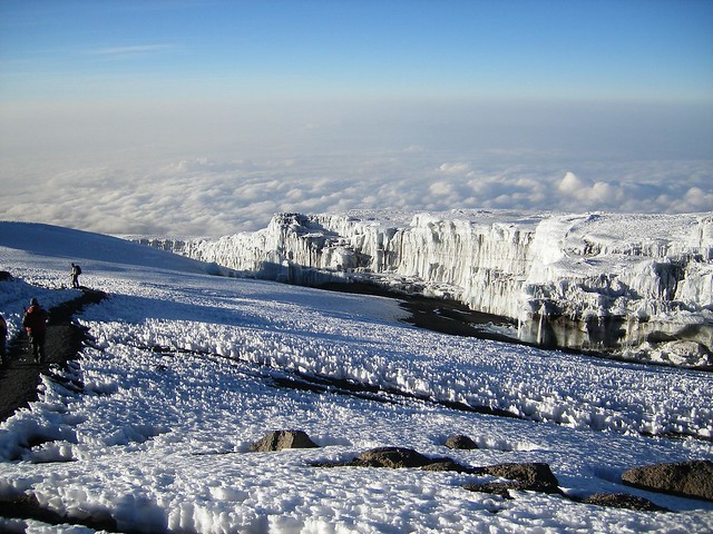 Summit Glaciers of Mt. Kilimanjaro