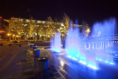fountain at The Yards Park (by: Forest City Washington, via DCYards.com)