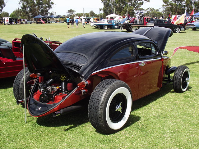 Love this Hot Rod style Volkswagen Beetle this stood out from the crowd of