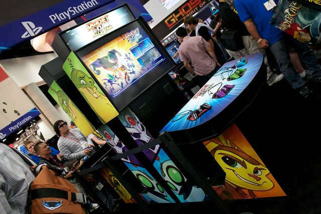 Ratchet & Clank: All 4 One arcade cabinet