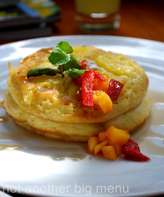 The Elysian, Bali - Pineapple pancakes