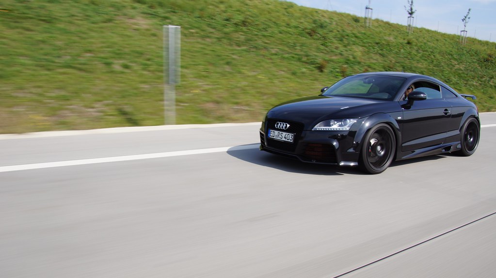 Audi TTRS P40 Satin Black Moving by HRE Wheels on Flickr