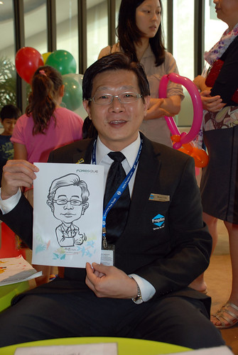 caricature live sketching for Foresque Residences Roadshow - Day 2 - 14