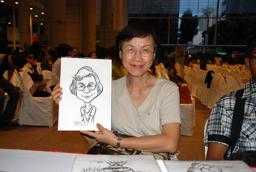 caricature live sketching for kidsREAD Volunteer Appreciation Day 2011 - 7