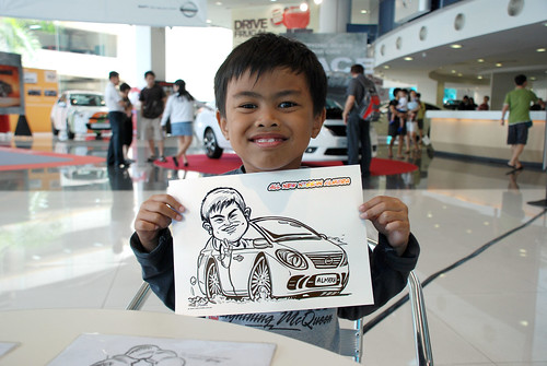 Caricature live sketching for Tan Chong Nissan Motor Almera Soft Launch - Day 3 - 10
