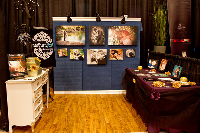 Our Bridal Expo Booth Our Northern Pixel Photography Booth for the 2012 