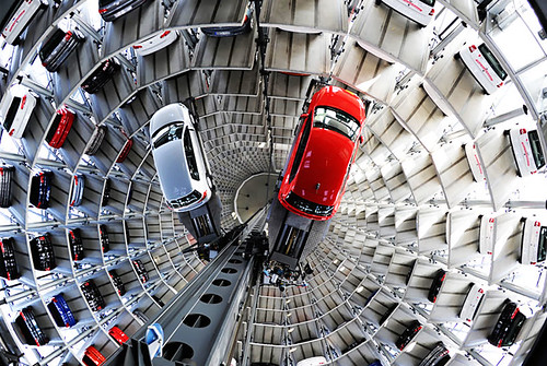 Volkswagen takes to the skies for parking