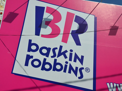 Baskin Robbins store banner
