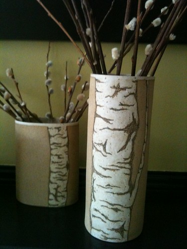 Birch Vases