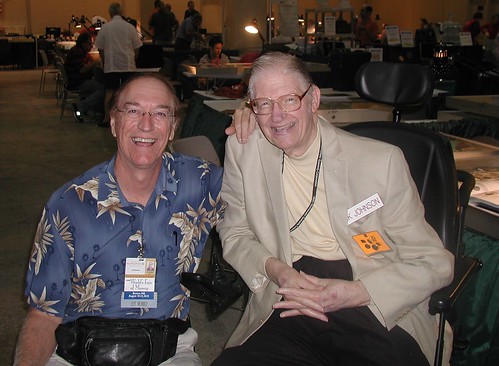 Jeff Shevlin and Dick Johnson at ANA Boston convention