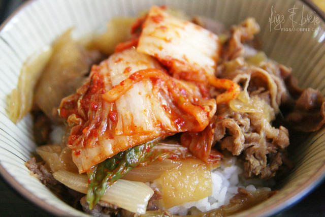 Kimchi Beef Bowl, Menya Oiden