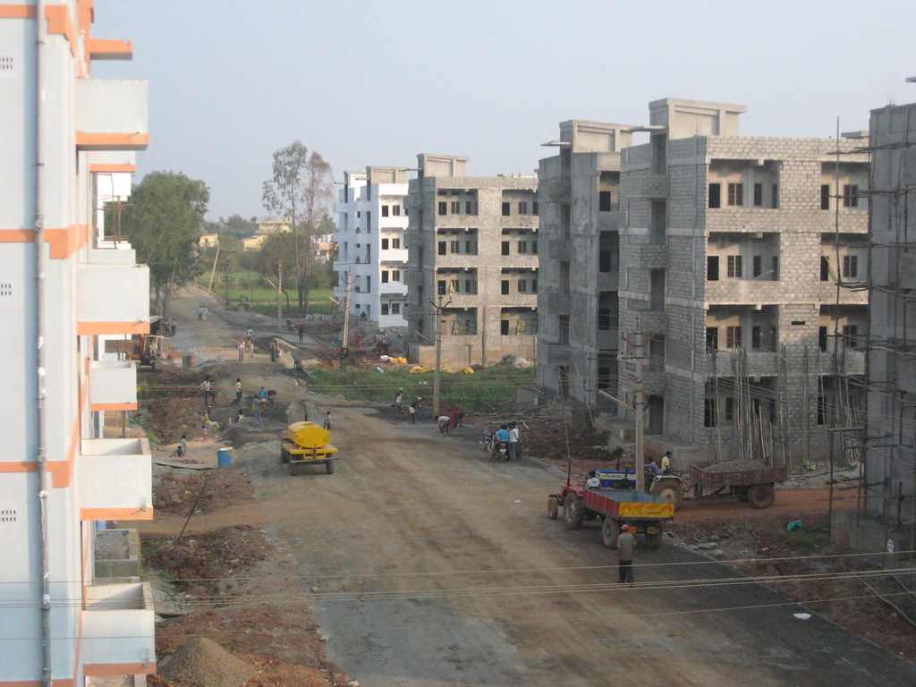 Public housing under construction