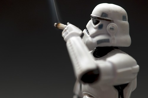 A smoking trooper by Kalexanderson