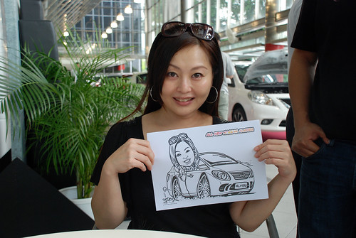 Caricature live sketching for Tan Chong Nissan Almera Soft Launch - Day 1 - 41