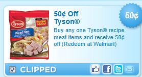 Tyson Recipe Meat Coupon