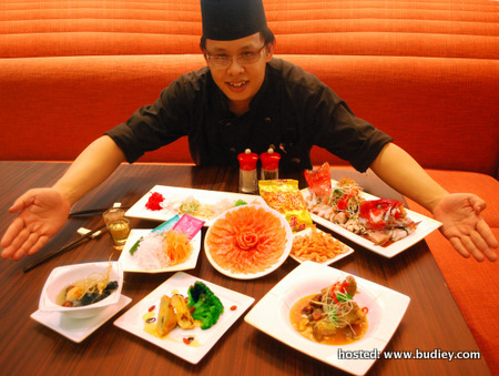 CNY (Chef Ong with his creations)