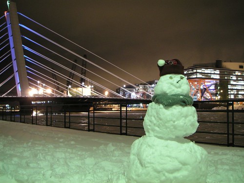 Snowman in Ruoholahti