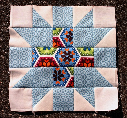 Star Crossed quilt block tutorial - new on the blog today