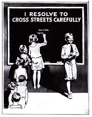 Chicago Motor Club safety poster Textbook for Schools 1932