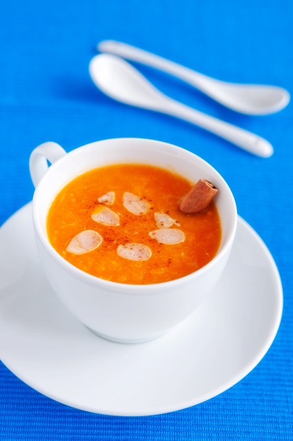 Суп и яблоки вместо итогов pumpkin-orange soup